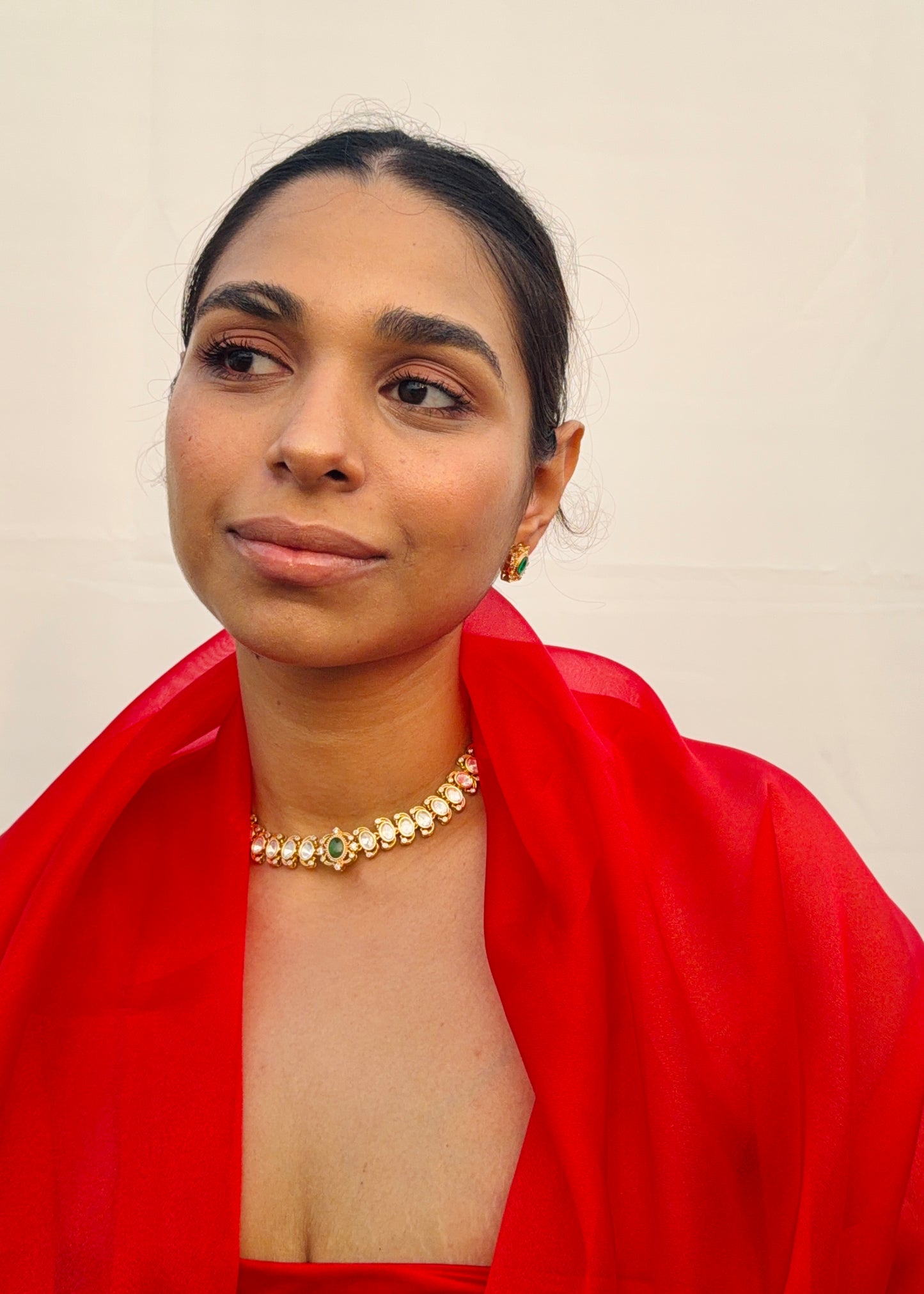 Saahas Polki Necklace Set