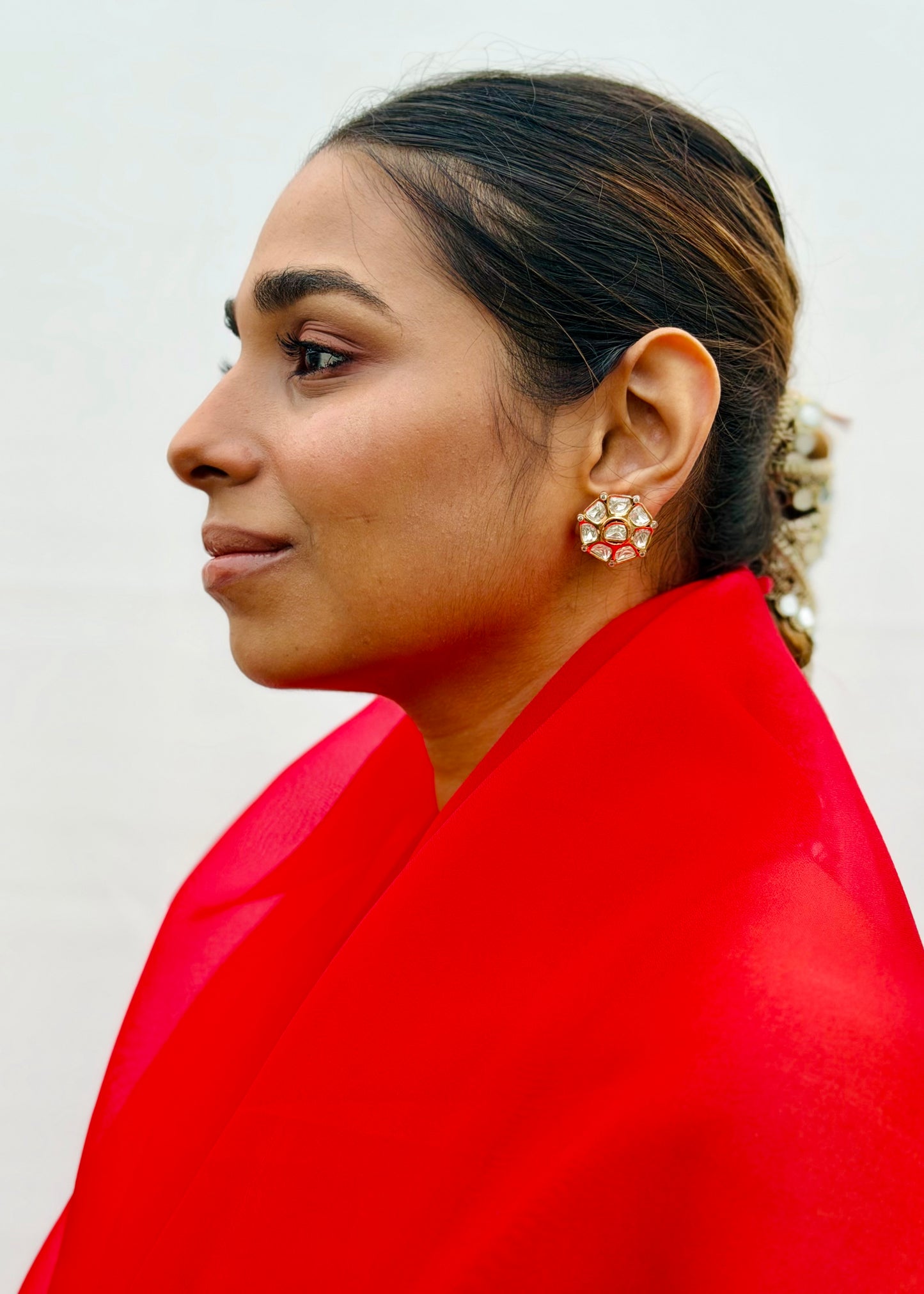 Nyayini Polki Kundan Studs