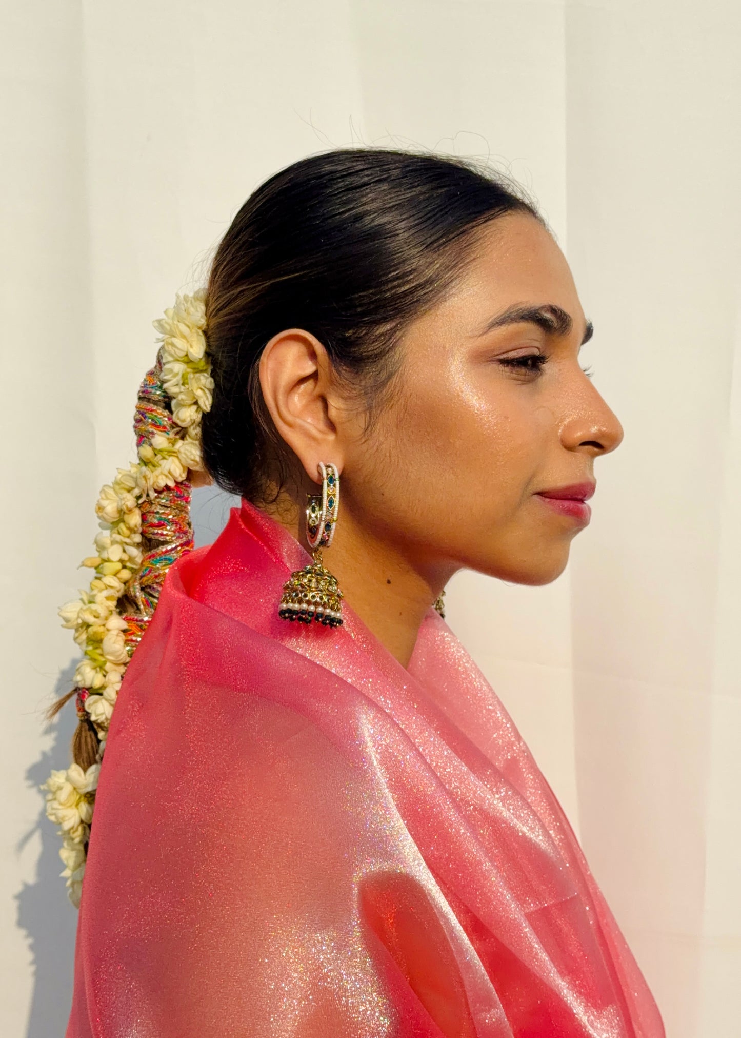 Samarpan Polki Crystal Jhumkas