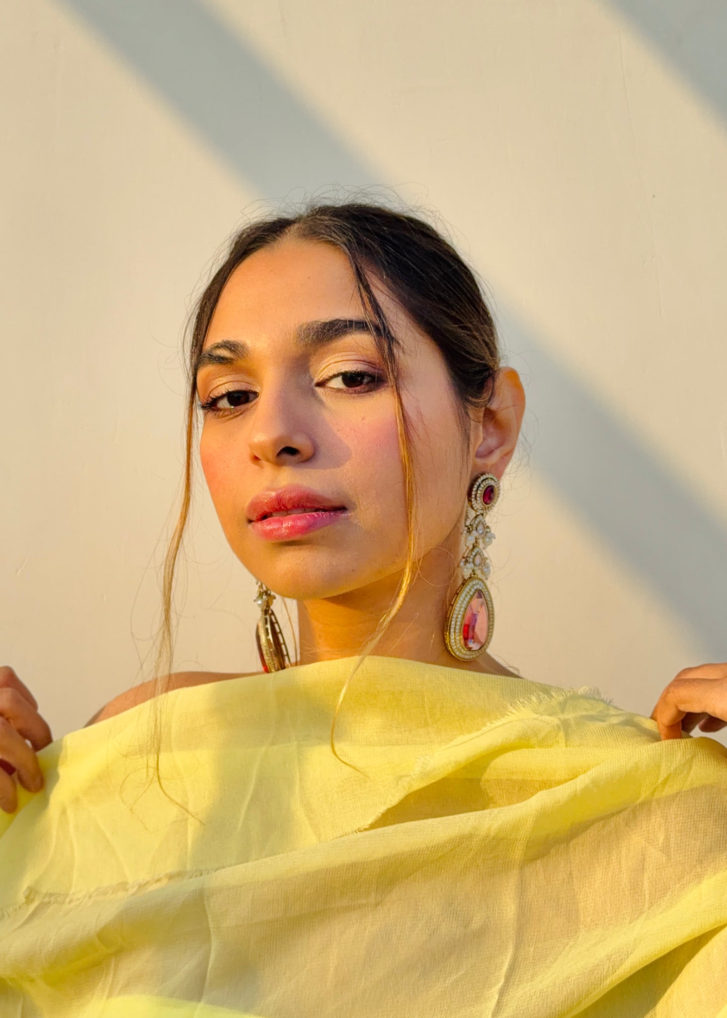 Shakti crystal Drops (Blush Pink)