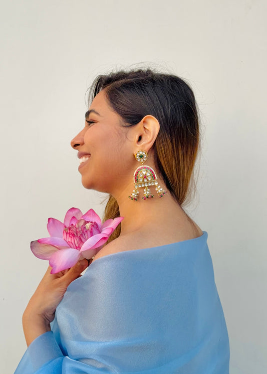 Sehaj Handpainted Crystal Drops (Multi)