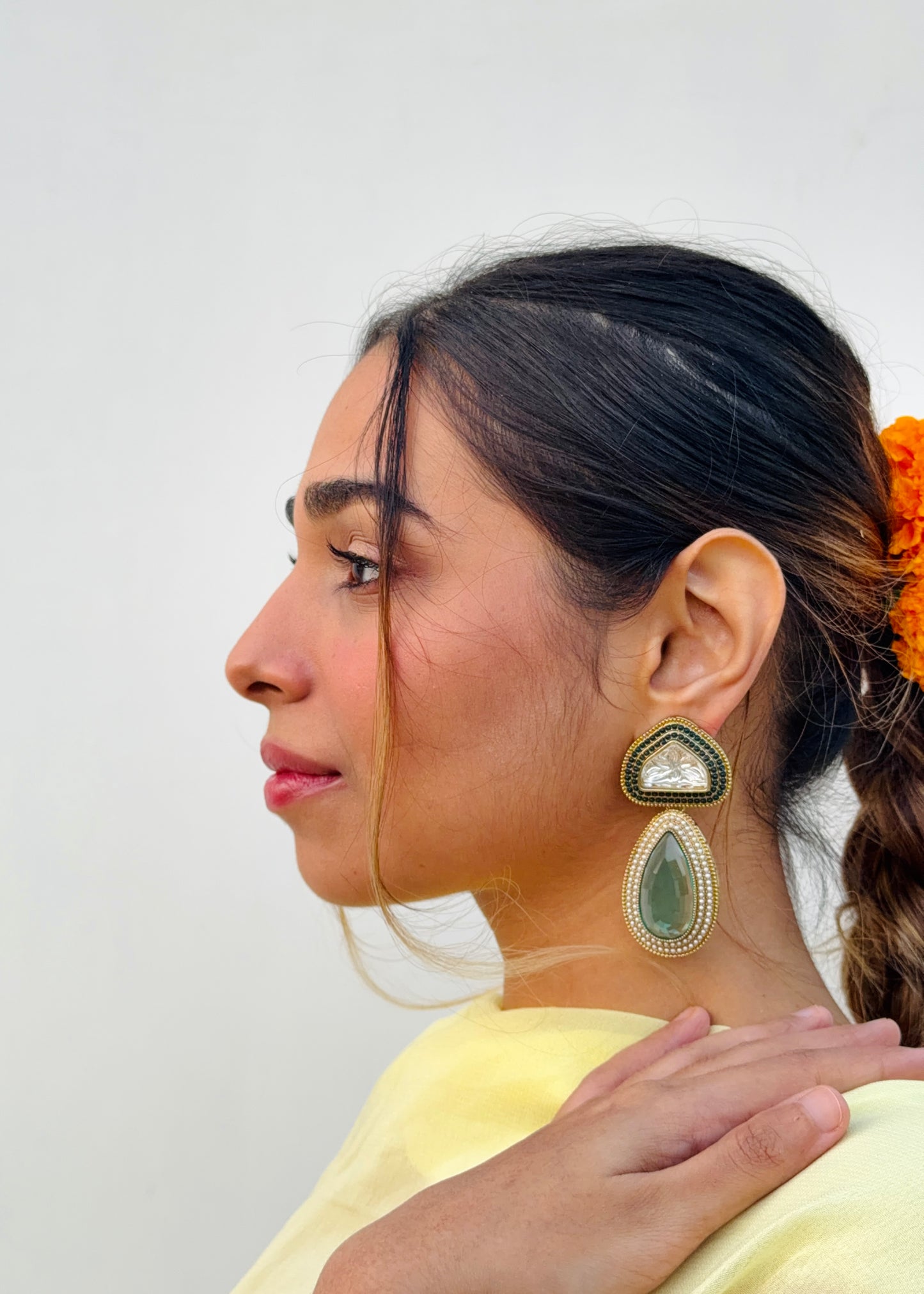 Tejini Crystal Drops (Turquoise)