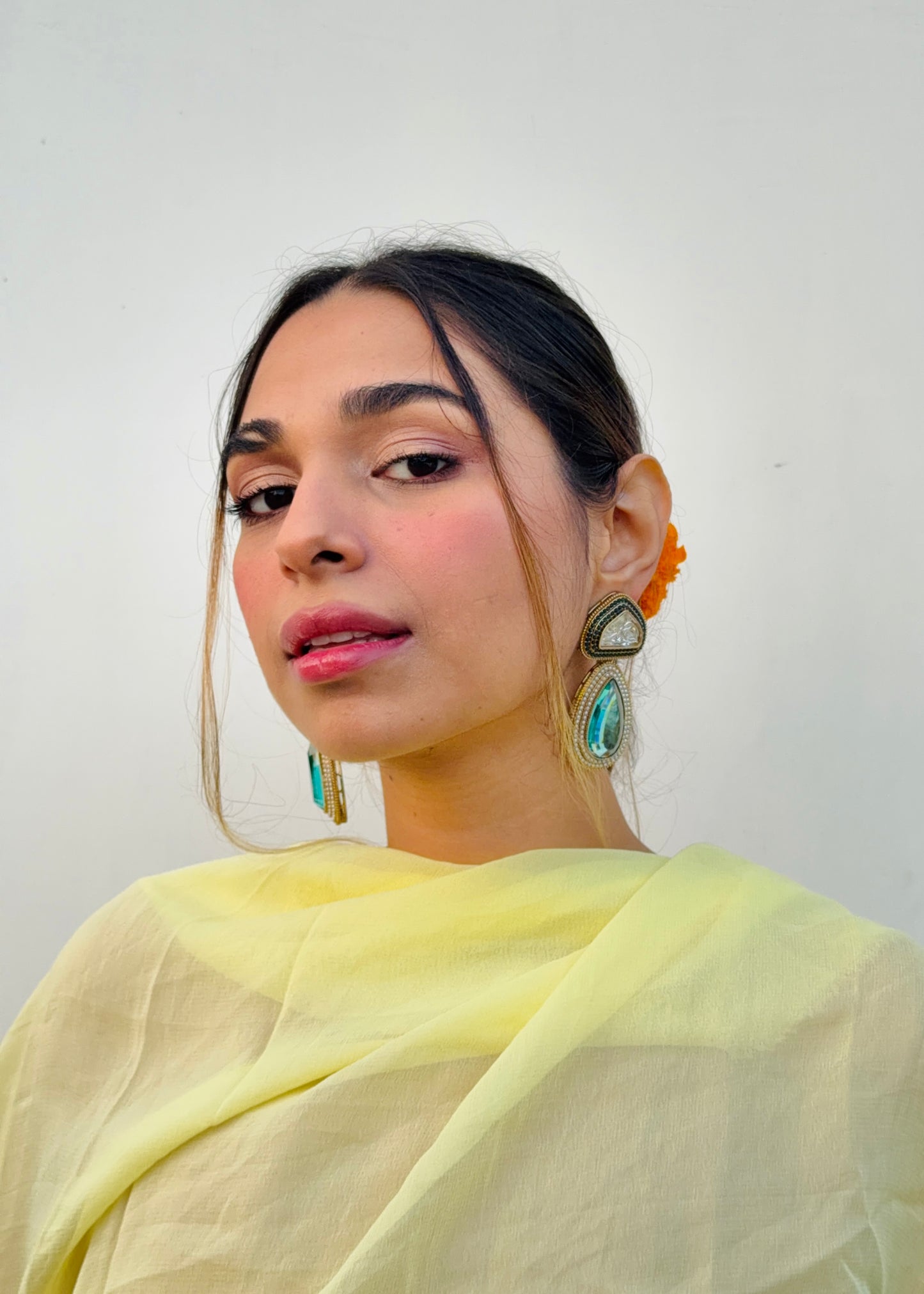 Tejini Crystal Drops (Turquoise)