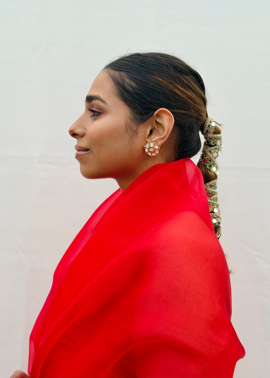 Nyayini Polki Kundan Studs
