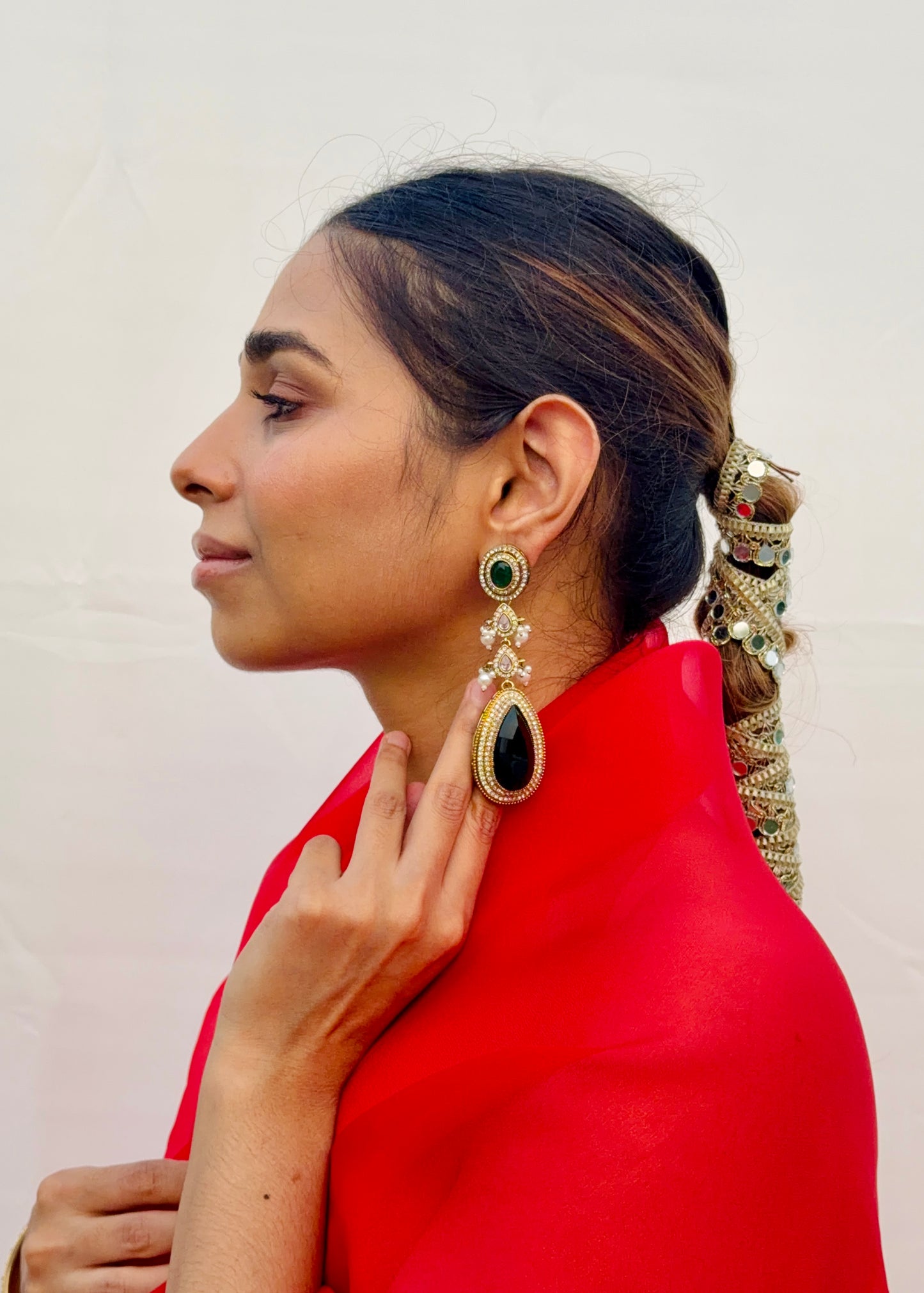 Shakti Crystal Drops (Dark Green)