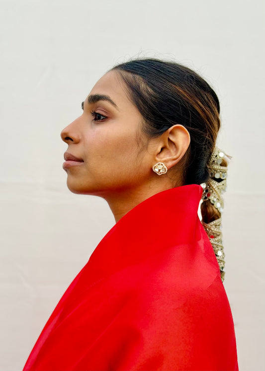 Rajkumari Polki Studs