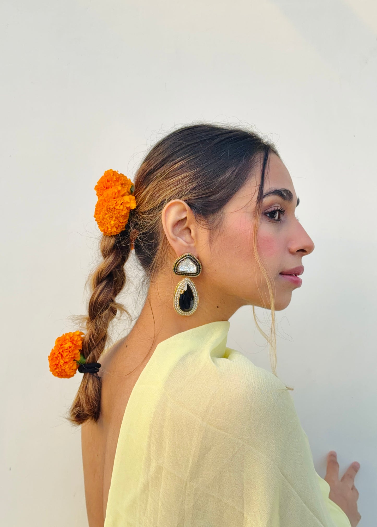 Tejini Crystal Drops (Black)