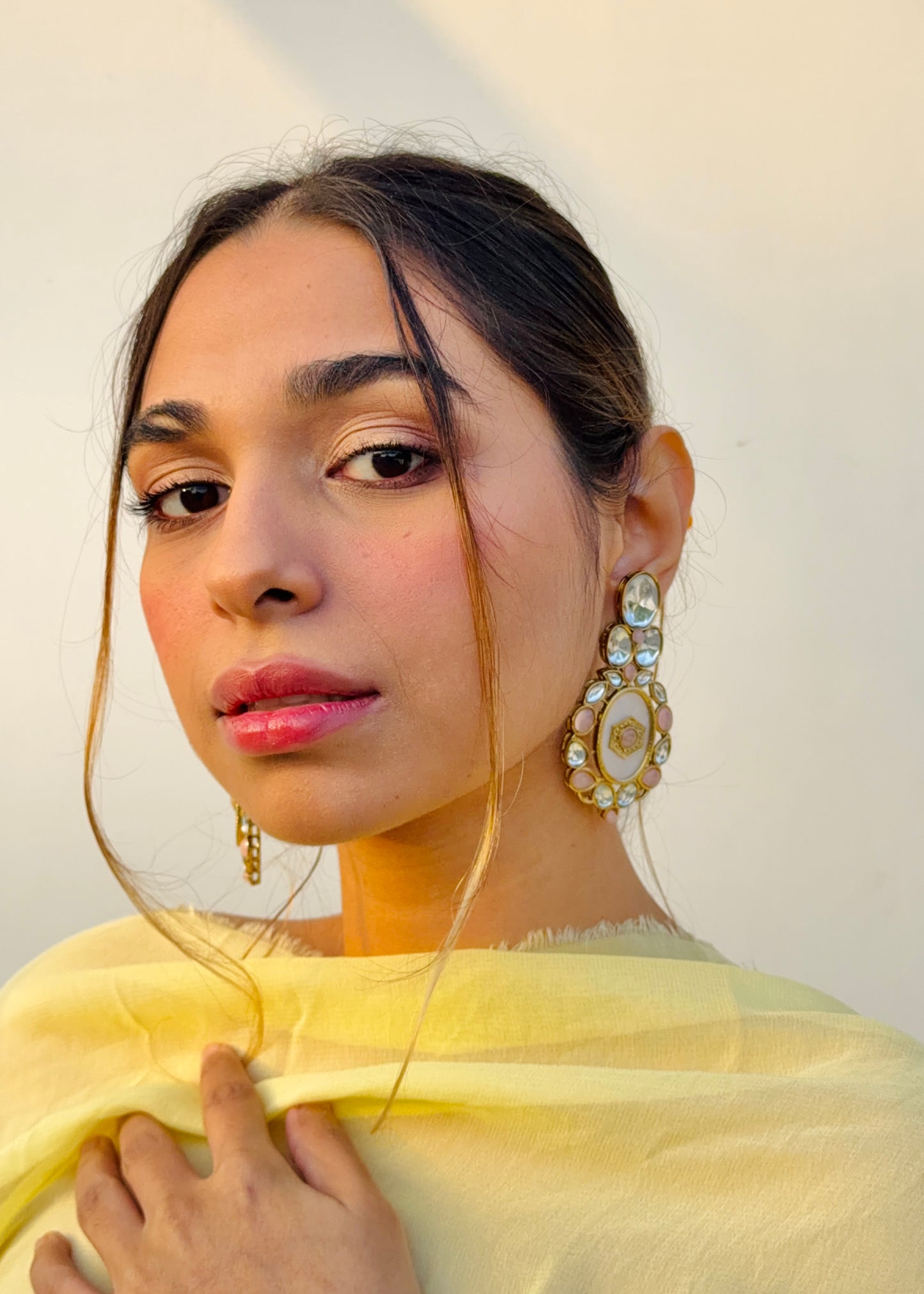 Shringari Crystal Drops (Peach)