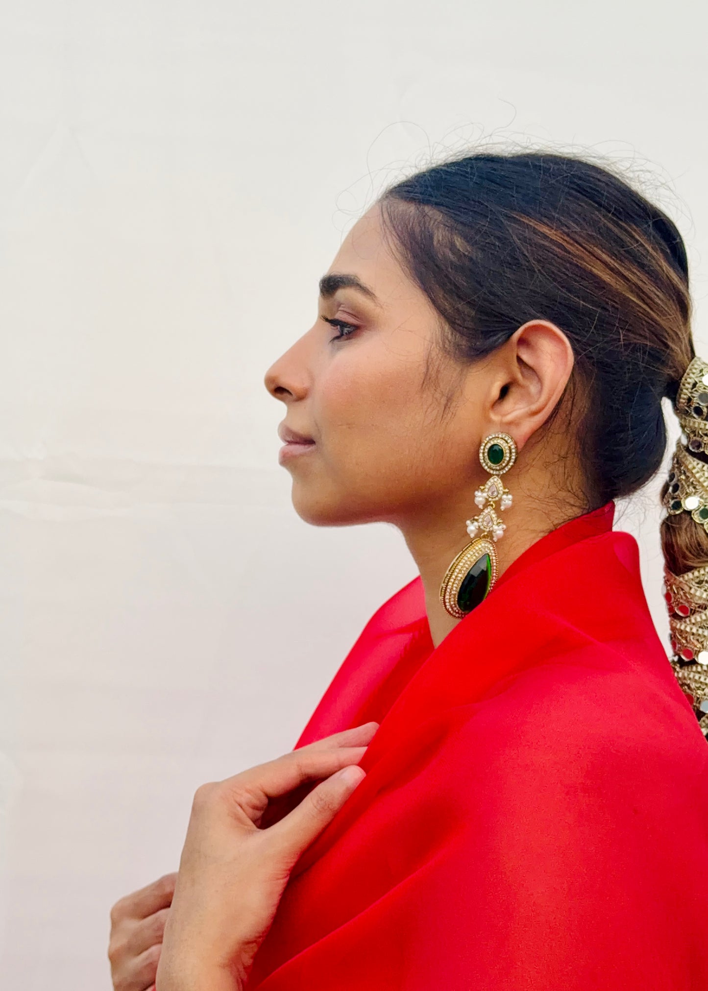 Shakti Crystal Drops (Dark Green)